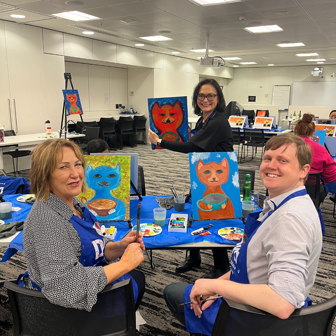 How a Paint and Sip Corporate Event in Melbourne Works for Team ...