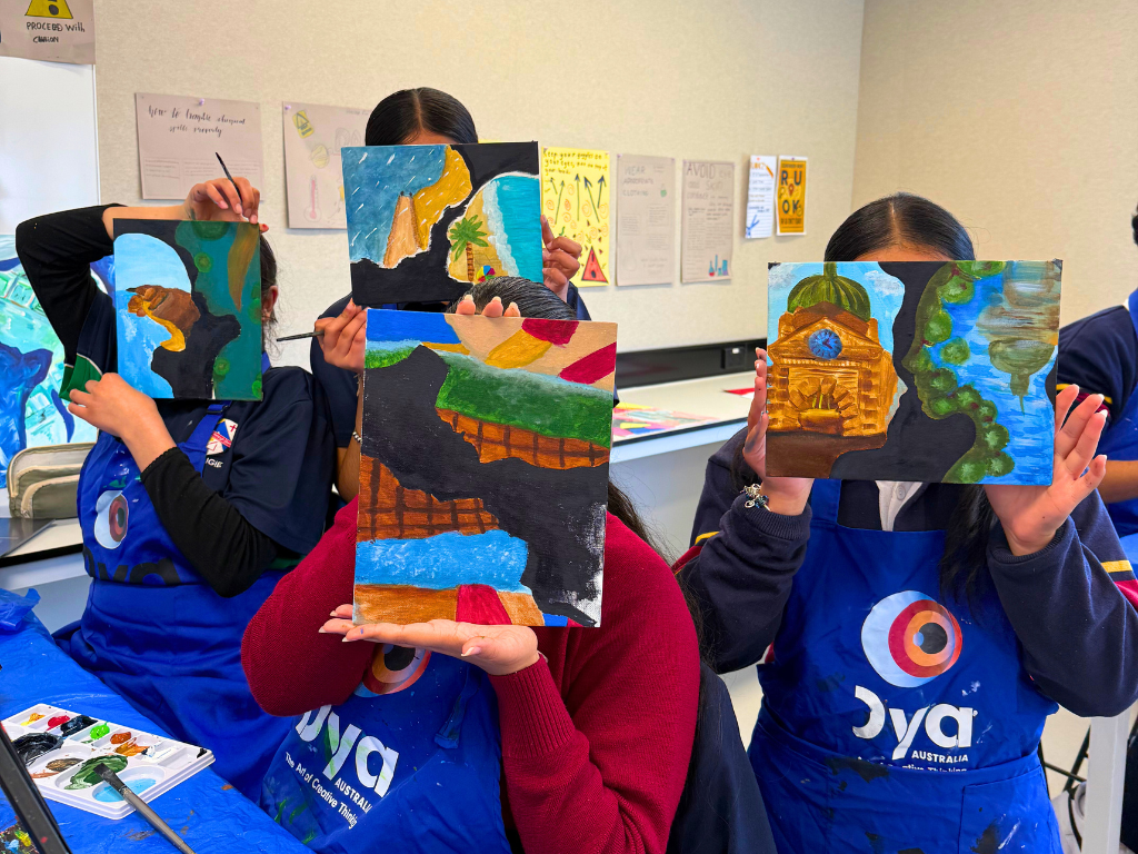 How does participating in art empower students?