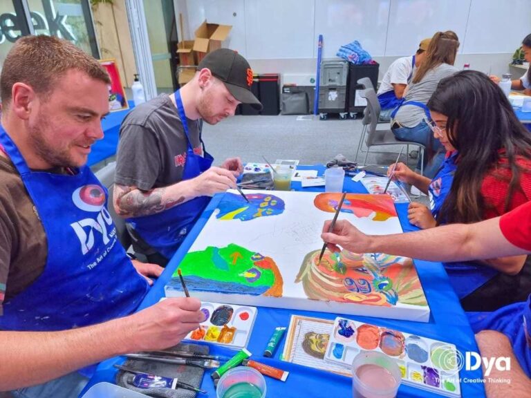 Building Psychological Safety Through Group Art Experiences