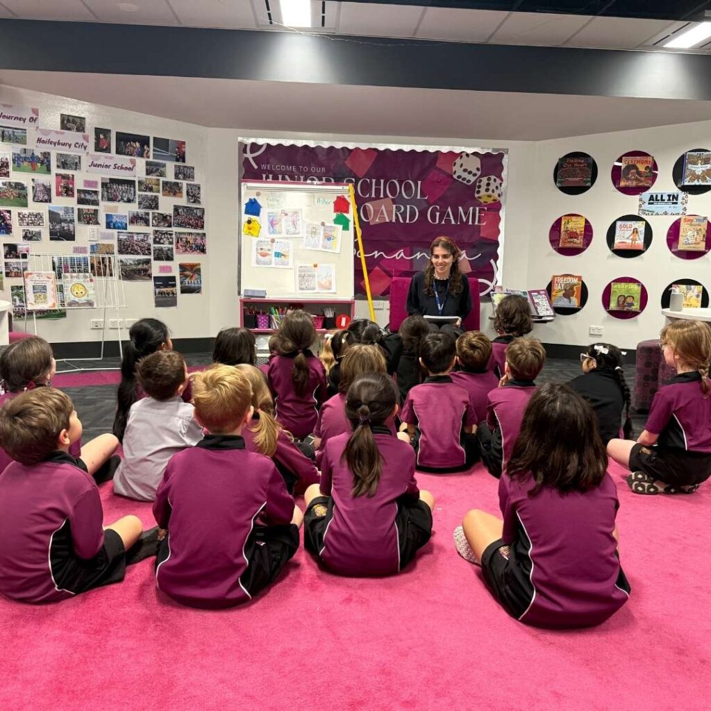 Haileybury Curious Minds Week students exploring nature inspired innovation through Dya Australia's Inventions from Nature program