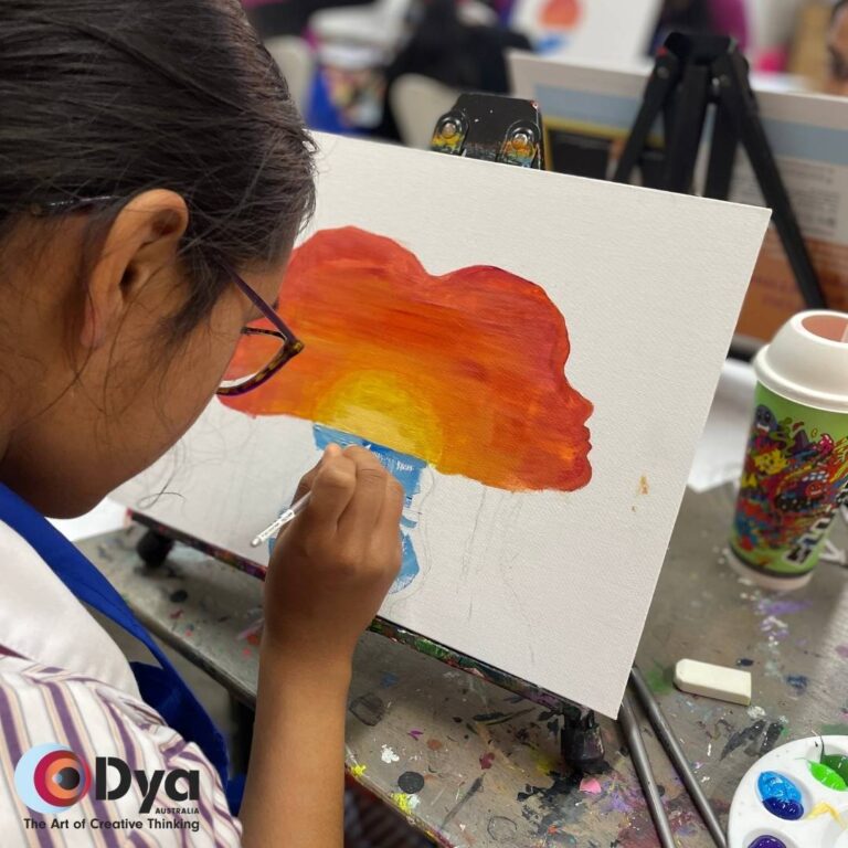 Students developing creative thinking in the classroom through a Dya Australia workshop Internal links
