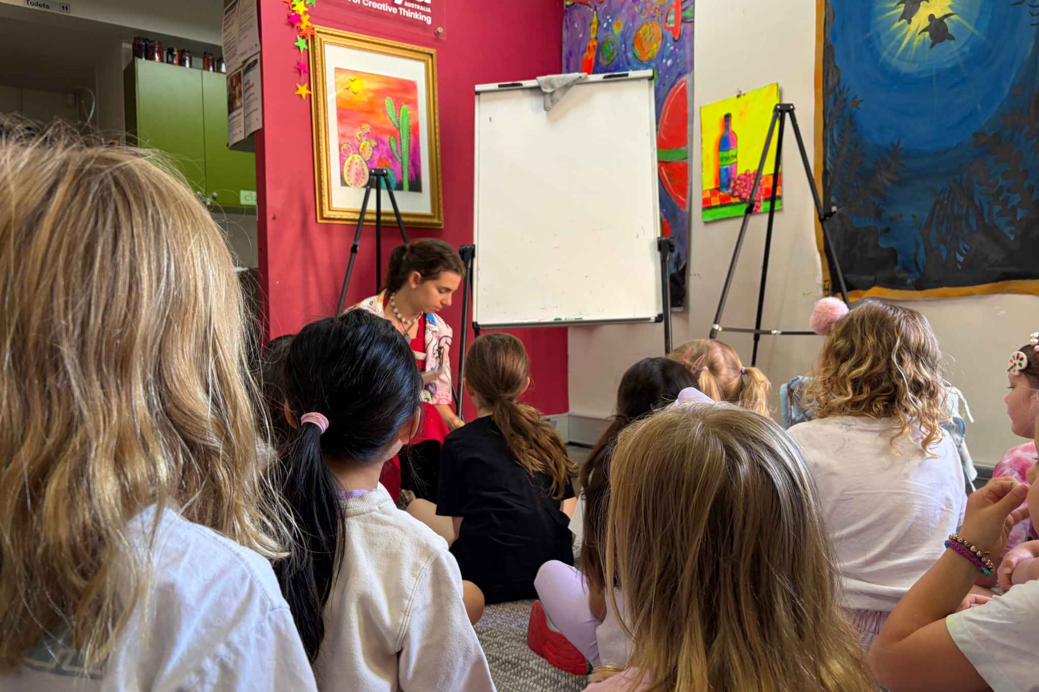 Instructor leading a group session with kids at Dya Australia